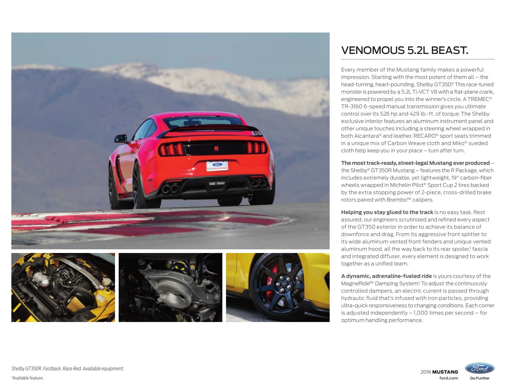 2016 Ford Mustang Brochure Page 17